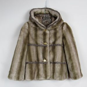 JUICY COUTURE Faux Fur Super Soft Coat NEW